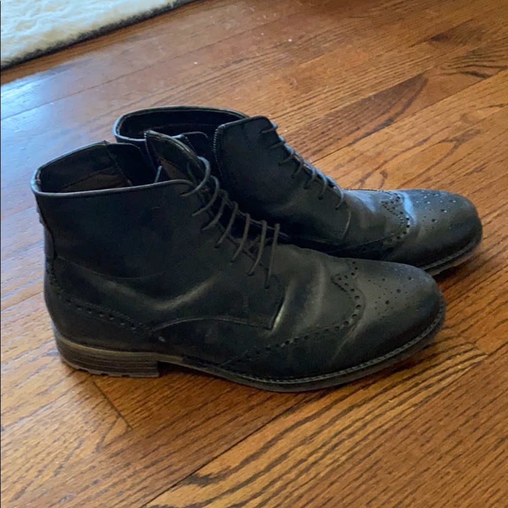 Men’s Thomas and vine leather boots